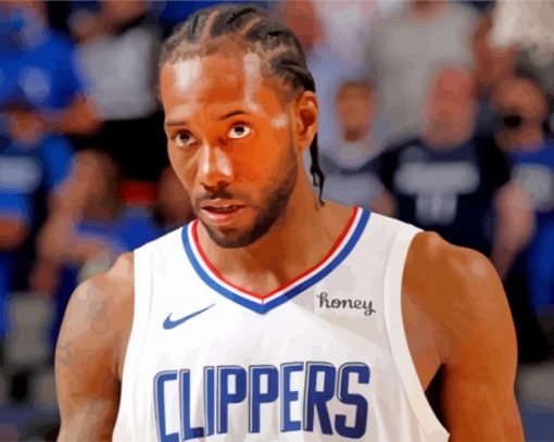 Kawhi The American Basketball Player paint by numbers