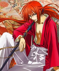 Kenshin-Himura-anime-paint-by-number