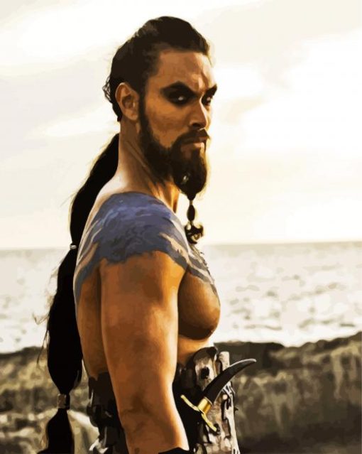 Khal Drogo paint by numbers