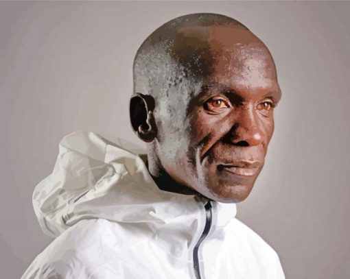 Kipchoge Runner paint by numbers