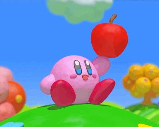 Kirby Video Game paint by number