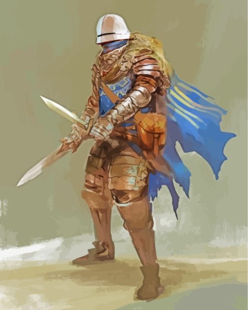 Knight Art paint by numbers