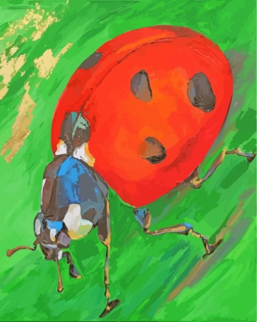 Ladybug Art paint by numbers