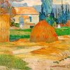 Landscape Near Arles By Gouguin paint by numbers