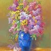 Lilacs IIn Blue Vase paint by numbers