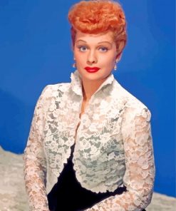 Lucille Ball paint by numbers