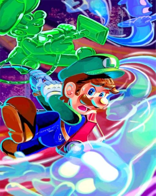 Luigi paint by number
