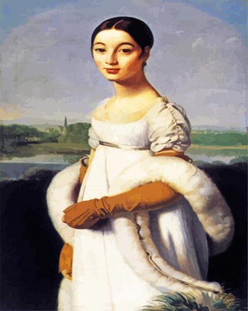 Mademoiselle Caroline Rivière paint by number