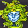 Medusa Poster paint by numbers