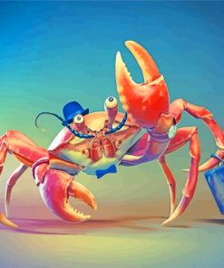 Mr Crab Art paint by numbers