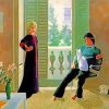 Mr And Mrs Clark And Percy By Hockney paint by numbers