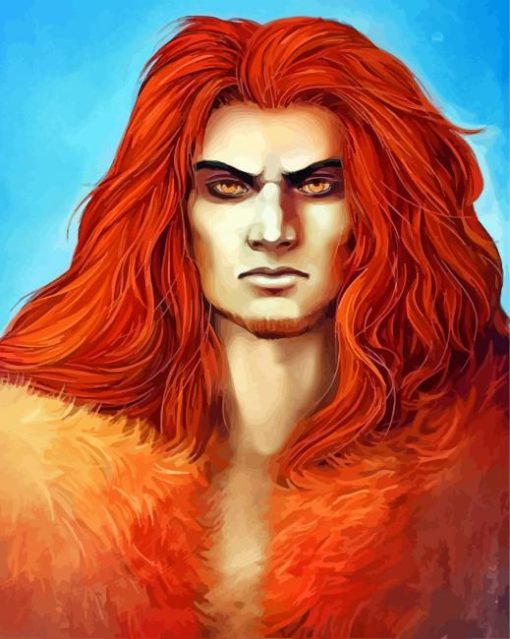 Mufasa Man paint by numbers