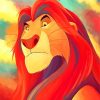 Mufasa Lion paint by numbers