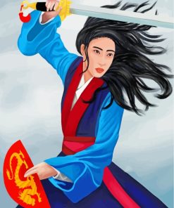 Mulan Art Paint by numbers