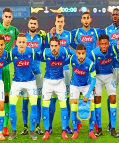 NAPOLI Football- paint by numbers