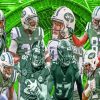 NY Jets Team paint by numbers