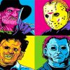 Pop Art Horror Movies paint by numbers