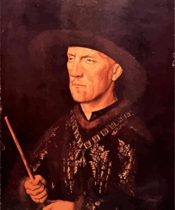 Portrait Of Baudouin De Lannoy by Jan Van Eyck paint by numbers