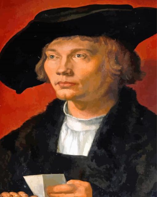Portrait Of Bernh Art Von Reesen Durer paint by number
