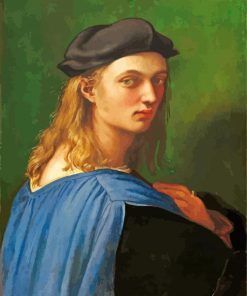 Portrait of bindo altoviti by raphael paint by numbers