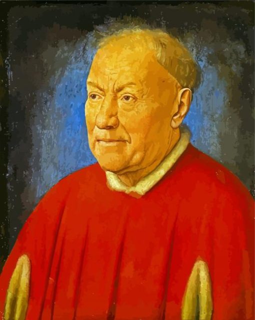 Portrait Of Carndinal Niccolo Albergati by Jan Van Eyck paint by numbers