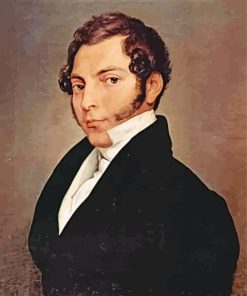 Portrait Of Conte Ninni By Hayez paint by numbers