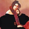 Portrait Of Felicina Caglio Perego di Cremnago By Hayez paint by numbers
