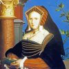 Portrait Of Lady Mary Guildford By Holbein paint by numbers