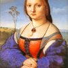 Portrait Of Maddalena Doni By Raphael paint by numbers
