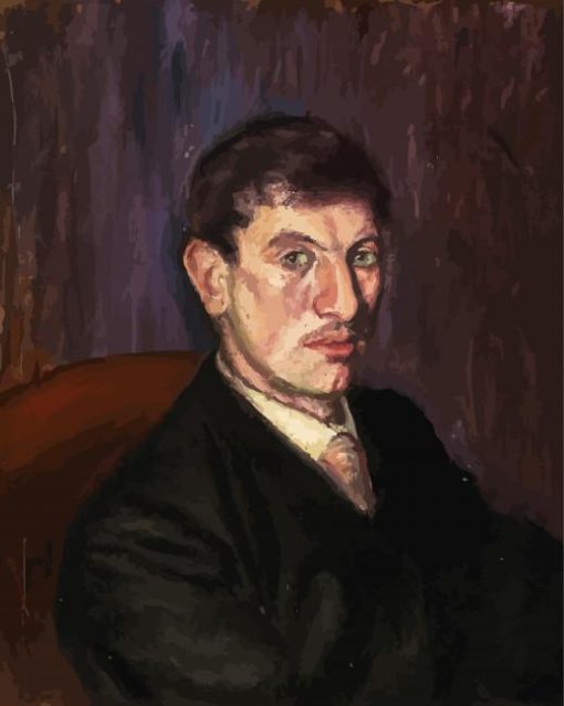 Portrait Of Marcel Lefrancois By Duchamp paint by numbers