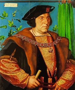 Portrait Of Sir Henry Guildford By Holbein paint by numbers