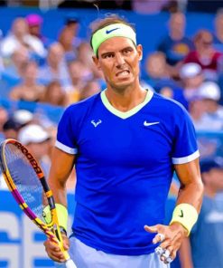 Rafael Nadal Tennis paint by number