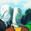 Rene Magritte The Lovers Paint by numbers