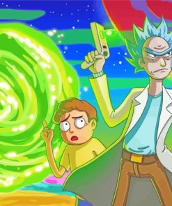 Rick And Morty Adventure paint by numbers