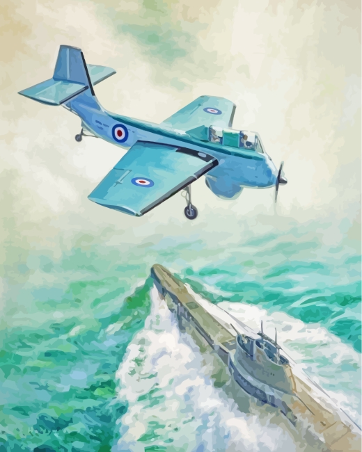 Royal Navy Plane Arts paint by numbers