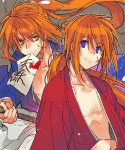 Rurouni Kenshin Anime paint by numbers
