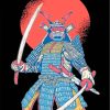 Samurai And Sword paint by numbers