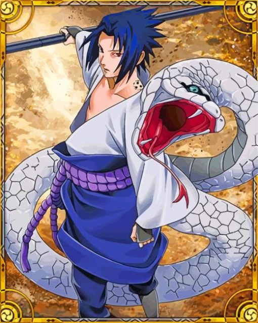 Sasuke And The White Snake paint by numbers