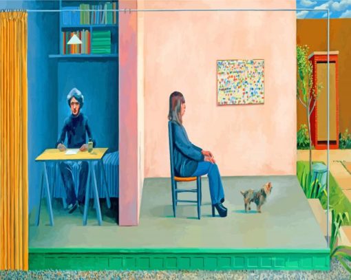 Shirley Goldfard Gregory Masurovsky By Hockney paint by numbers