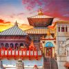 Shree Pashupatinath Temple Nepal paint by numbers