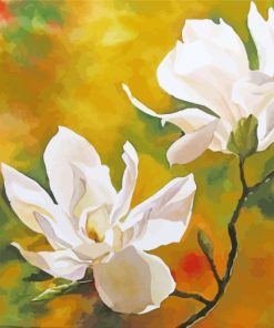 Spring Magnolia Art paint by numbers