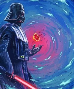 Star Wars Darth Vader paint by numbers