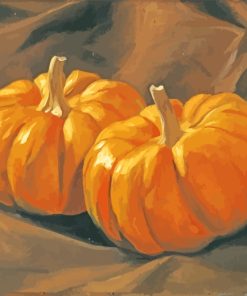 Still Life Pumpkins paint by number
