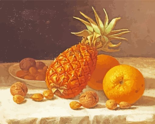 Still Life Pineapple paint by numbers