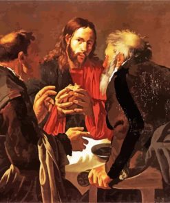 Supper At Emmaus Hendrick Ter Brugghen paint by numbers