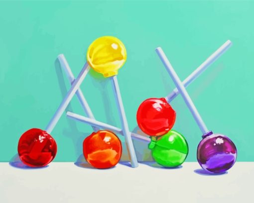 Sweet Candies Still Life paint by numbers