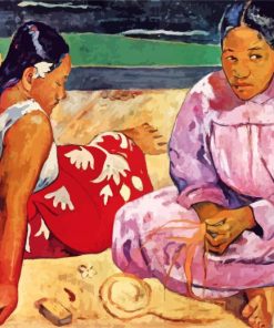 Tahitian Women On The Beach By Gauguin paint by numbers