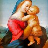 Tampi Madonna By Raphael paint by number