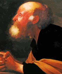 The Repentant Peter Hendrick Ter Brugghen paint by numbers