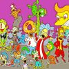 The Simpsons Zombies paint by numbers